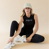 Cropped Sleeveless Crew